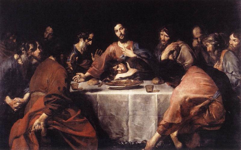 VALENTIN DE BOULOGNE The Last Supper naqtr oil painting picture